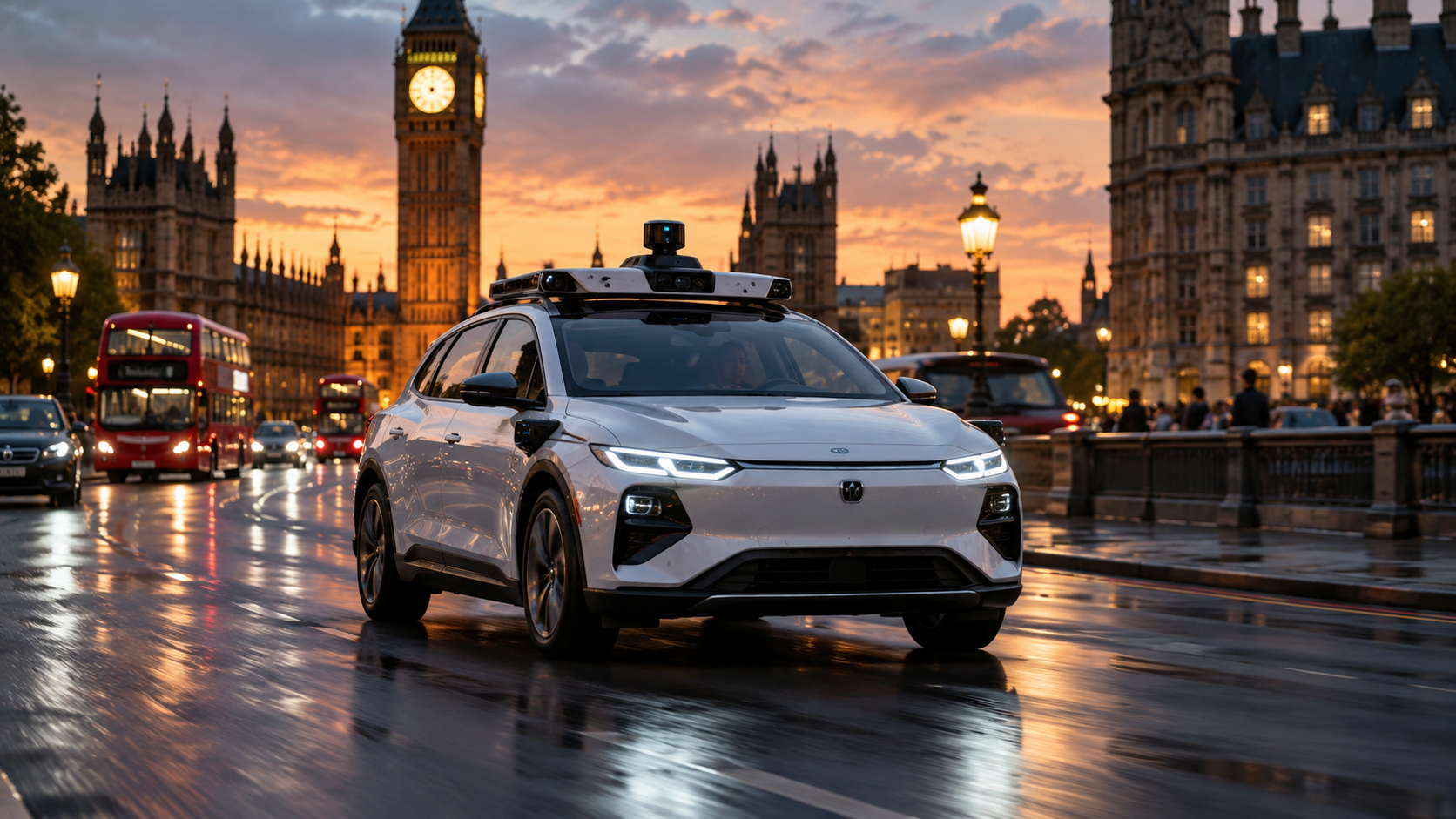 Londres começou a testar robotáxis da Uber nas ruas — com inteligência artificial e um motorista de segurança